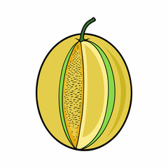 fruit, food, orange, yellow, ripe, mango, fresh, leaf, vector, nature, healthy, illustration, sweet, melon, green, summer, juicy, lemon, vitamin, diet, vegetarian, organic, color, design, icon