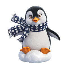 penguin on snow png cut out