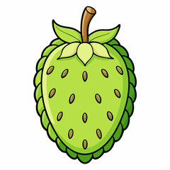 vector illustration of an apple