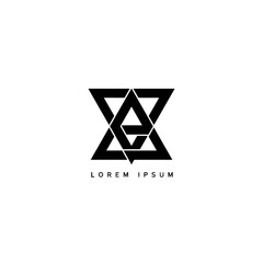 Abstract Geometric Logo Design