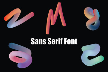 Vibrant Design with Confetti and Colorful Letter Illustration Festive  Playful Graphic