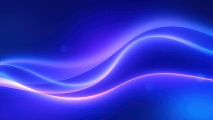 a blue and purple wave background with a dark background