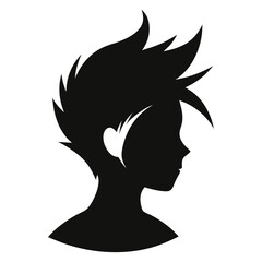 faux hawk silhouette