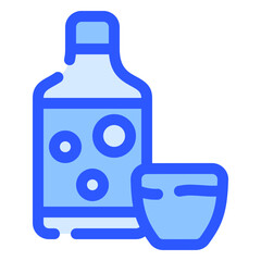 Obraz premium mouthwash icon