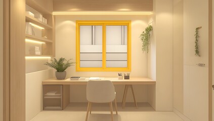 Interior of a modern bathroom