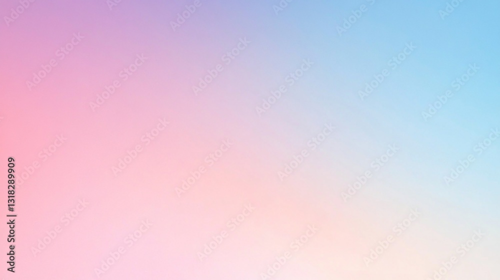 Poster a gentle fusion of pastel pink and blue fills the space, inviting tranquility and sparking creativit