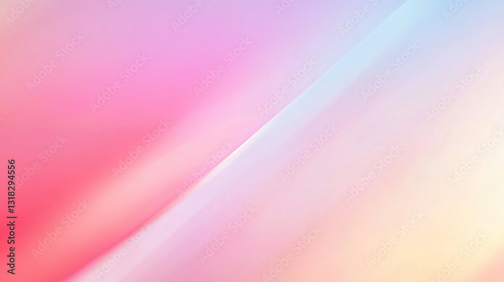 Poster swirls of pastel pink and blue fill the canvas, evoking a sense of tranquility and wonder. this ench