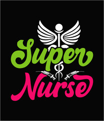Super nurse printable cut file.