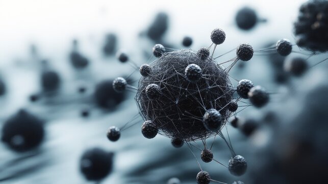 Magnetic nanoparticles aligning in a field, creating geometric patterns