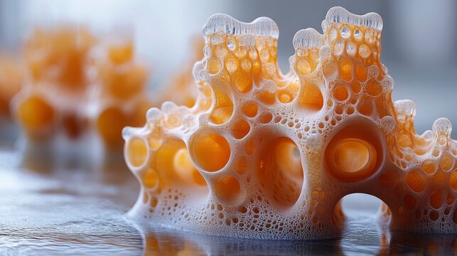 Nano-scale 3D printing process building complex structures layer by layer