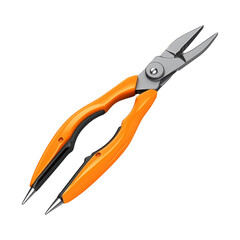 Obraz premium Highquality pliers with ergonomic handles on a transparent background, ideal for precise gripping and cutting tasks, Plier isolated