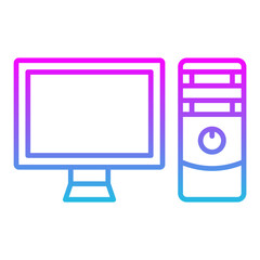 Desktop computer Icon