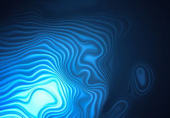 Dynamic Waves Create Depth in an Abstract Background