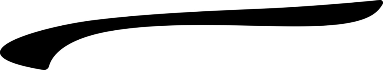 Baseball Swash Text Tail