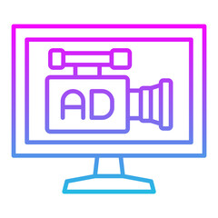 Desktop computer Icon