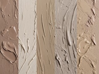 Pastel-colored rough and uneven organic textured surface. Generative AI.
