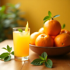fresh orange juice
