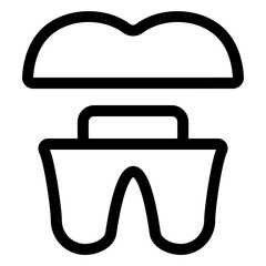 dental crown icon