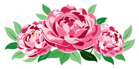 "Blush Reverie: A Graceful Bloom of Pink Peonies"
