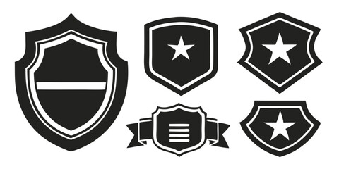 "Shielded Stars: A Trio of Timeless Emblems"
