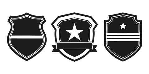 "Shielded Stars: A Trio of Timeless Emblems"
