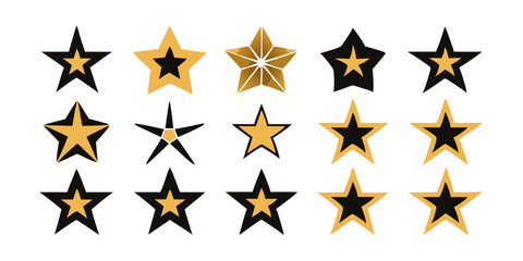 Obraz premium Stellar Patterns: The Diverse Beauty of Star Designs 