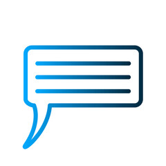 Bubble speech icon design template