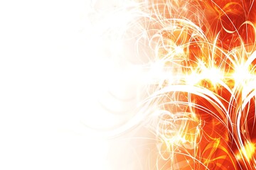 A soft white and orange backdrop with subtle curves and warm gradients, creating a fresh and inviting atmosphere reminiscent of a bright, sunny day.