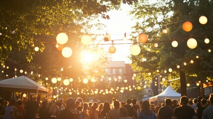 Labor Day Neighborhood Block Party Celebration