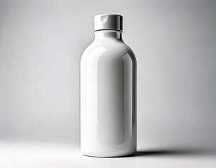 白い無地のボトル