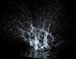 幻想的な水しぶき