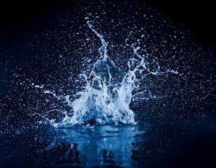 幻想的な水しぶき