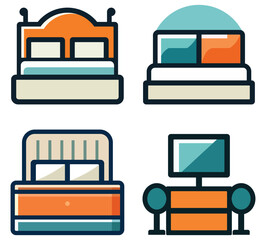  Hotel and Accommodation Icons