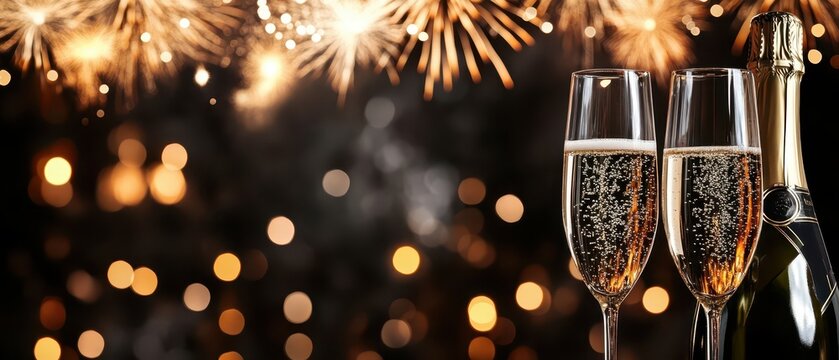 Stylish blacktie event backdrop with sleek metallic ribbons and a luxurious modern aesthetic