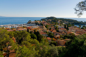 Vue de Saint-Jean-Cap-Ferrat, Alpes Maritimes, France