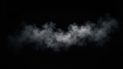 Abstract water splashes on a black background. Motion freeze of white particles. Texture of rain and snow overlay.