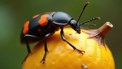 Fototapeta premium A kissing bug carries disease. You might have it and remain unaware.