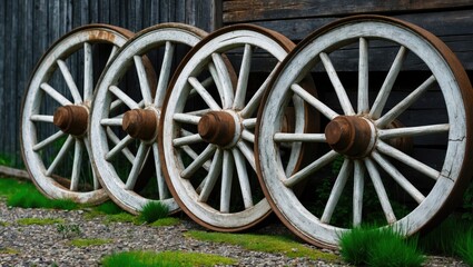 A wheel, an important tool and early invention of humankind.