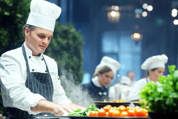A high-energy cooking show where chefs compete to create the most delicious and visually stunning tomato-based dishes .
