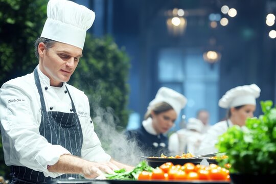 A high-energy cooking show where chefs compete to create the most delicious and visually stunning tomato-based dishes .