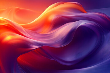Obraz premium Abstract Flowing Colors Pattern