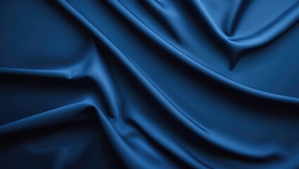 Fototapeta premium Elegant blue abstract background featuring a smooth gradient, shifting from light to dark tones, radiating a modern, luxurious ambiance.