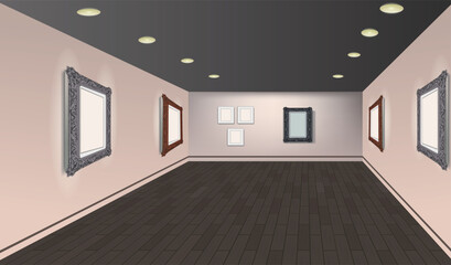 美術館・展覧会・個展のイメージ背景素材