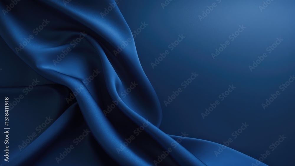 Aufkleber elegant blue abstract background featuring a smooth gradient that transitions from light to dark ton
