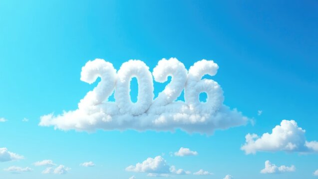 blue sky with clouds. Concept of happiness