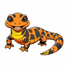 vector illustration of cartoon gila monster