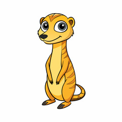 meerkat cartoon vector