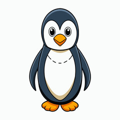 penguin on a white background
