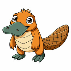 funny platypus cartoon