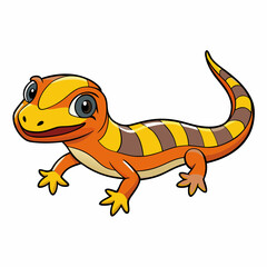 skink on white background